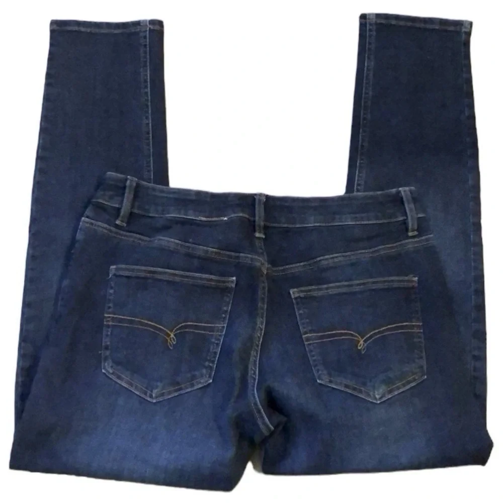 DENIM SOURCE SLIM STRAIGHT MENS DENIM JEANS BLUE SIZE 32 - Picture 4 of 10